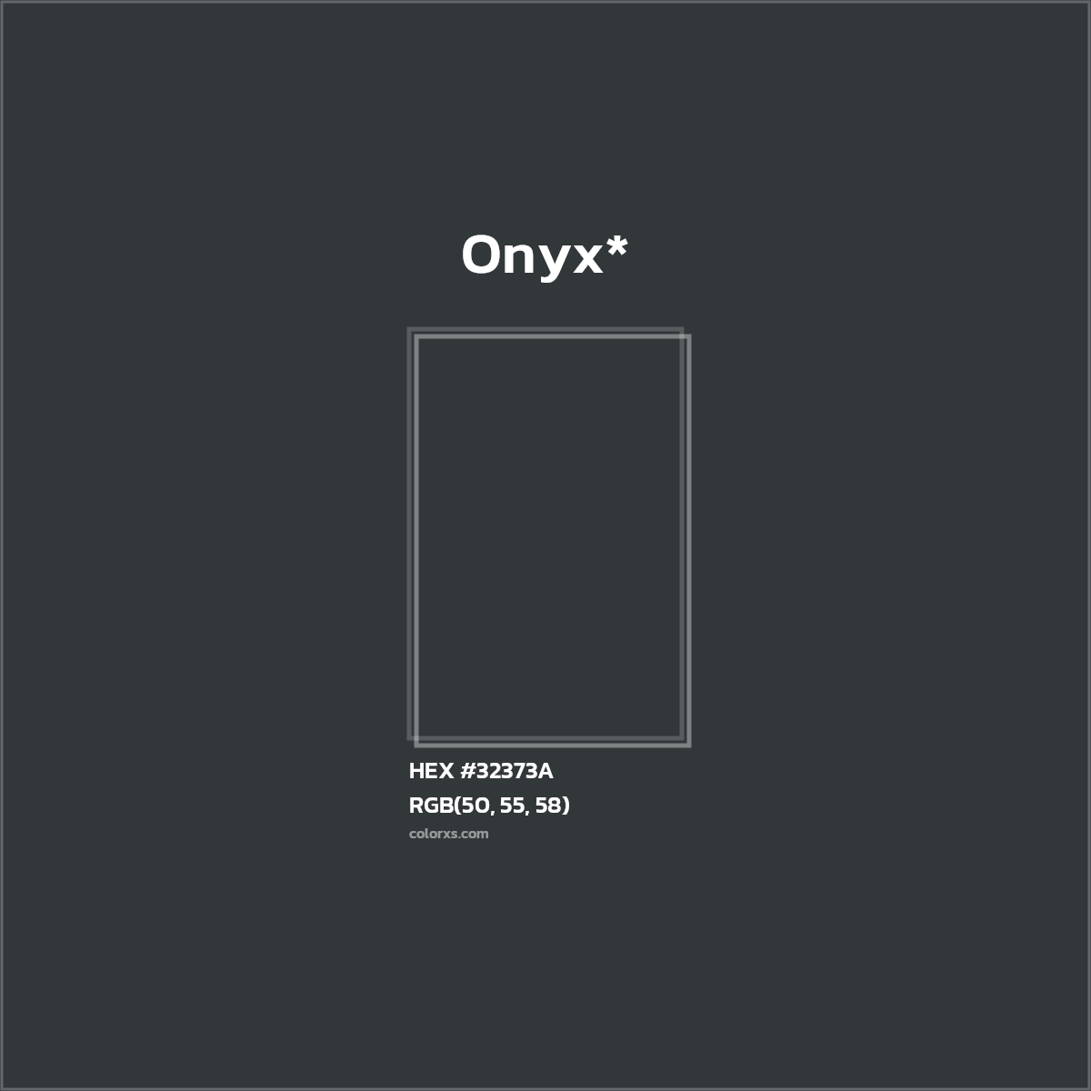 HEX #32373A Color Name, Color Code, Palettes, Similar Paints, Images