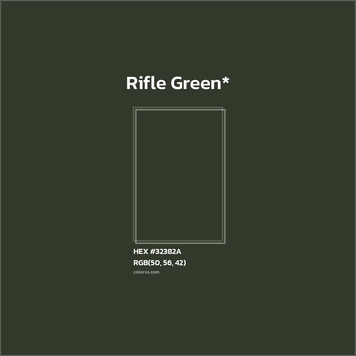 HEX #32382A Color Name, Color Code, Palettes, Similar Paints, Images