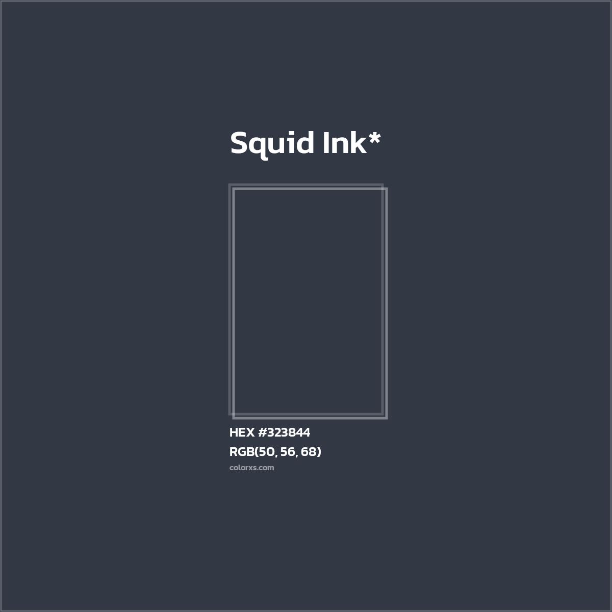 HEX #323844 Color Name, Color Code, Palettes, Similar Paints, Images