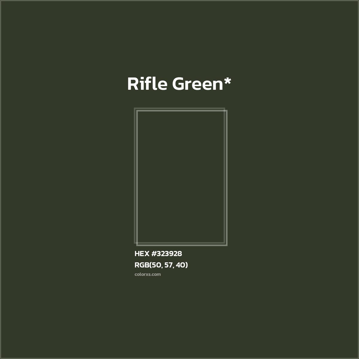 HEX #323928 Color Name, Color Code, Palettes, Similar Paints, Images