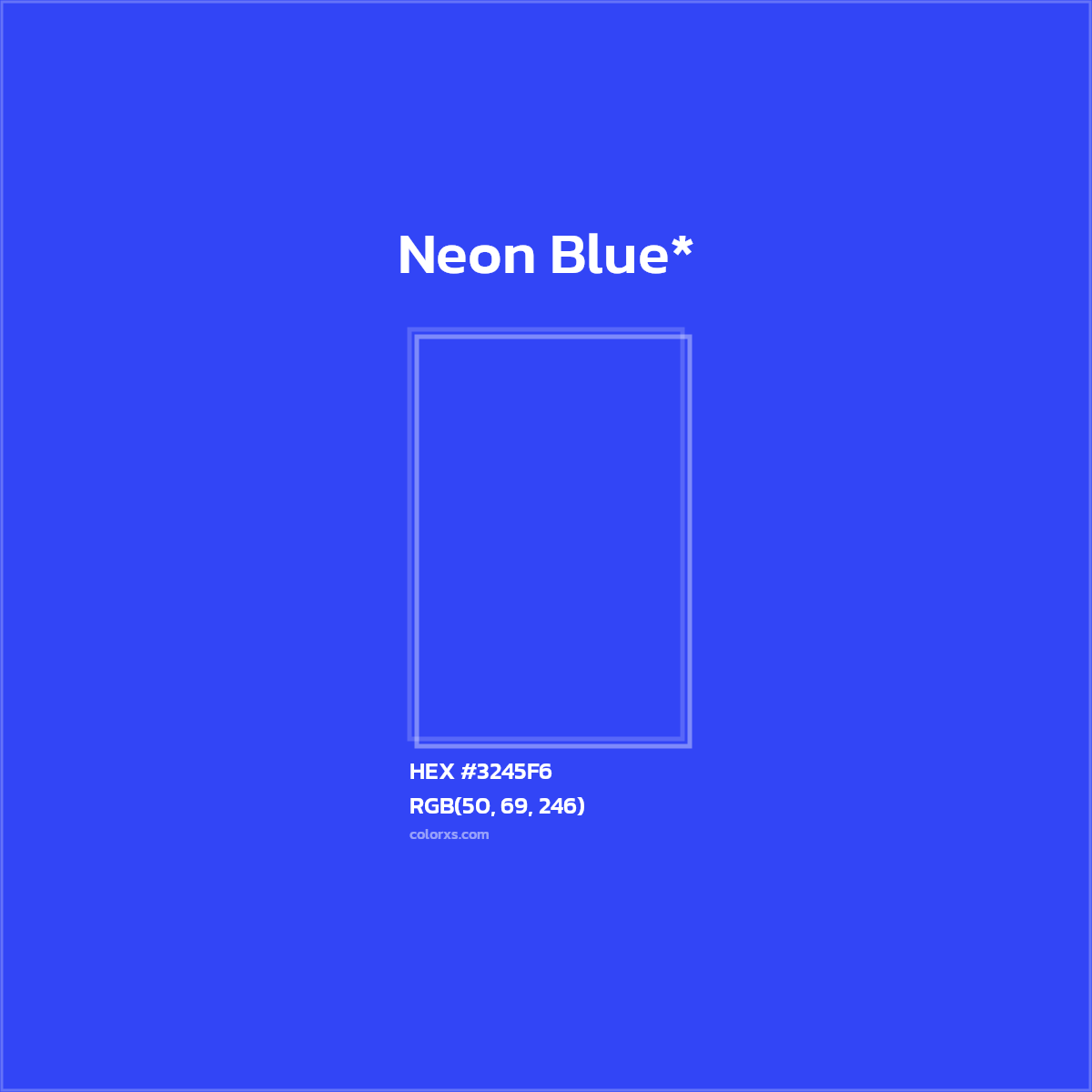 HEX #3245F6 Color Name, Color Code, Palettes, Similar Paints, Images