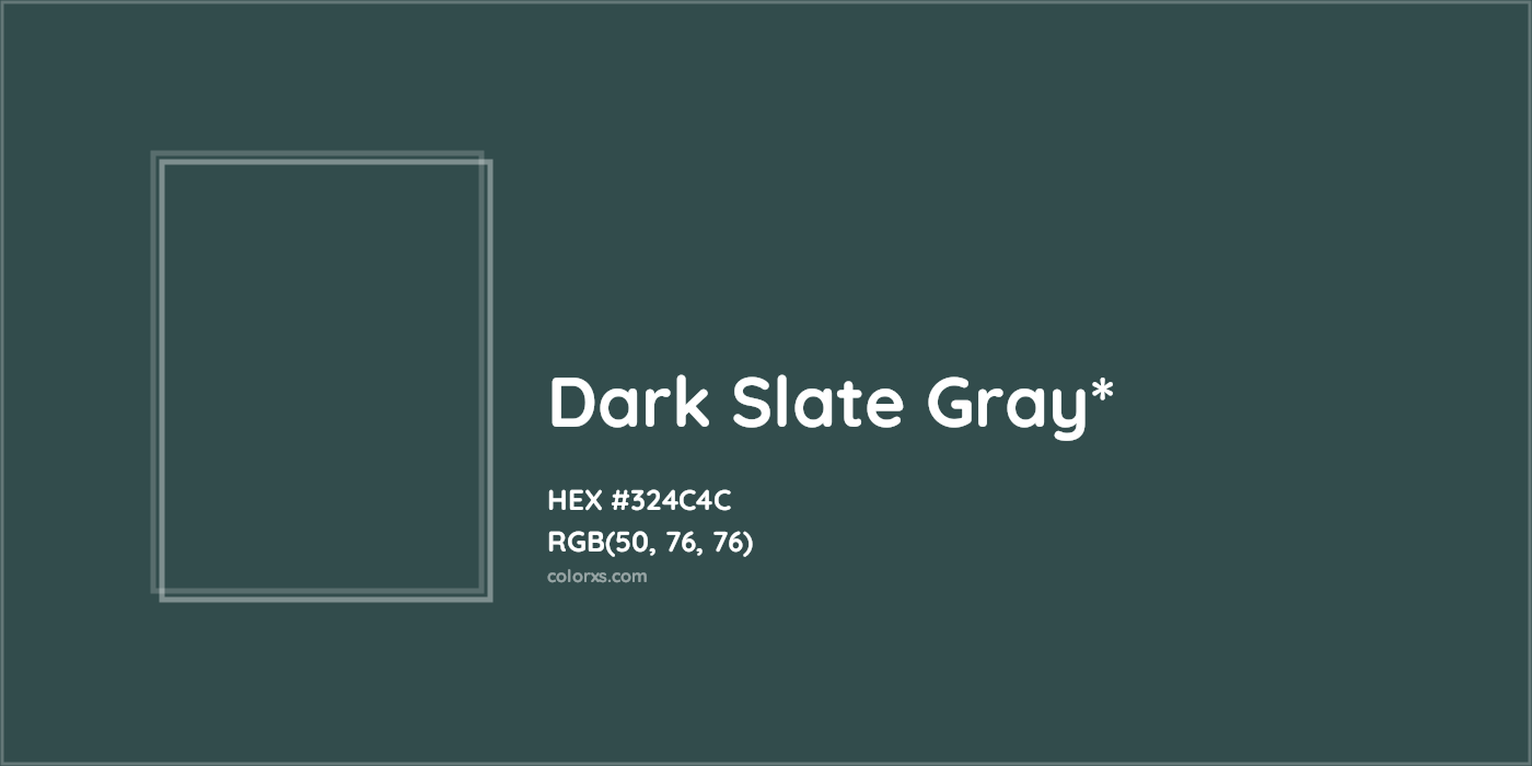 HEX #324C4C Color Name, Color Code, Palettes, Similar Paints, Images