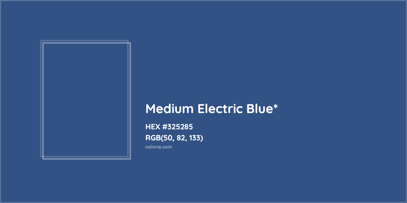 HEX #325285 Color Name, Color Code, Palettes, Similar Paints, Images