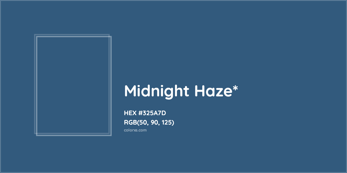 HEX #325A7D Color Name, Color Code, Palettes, Similar Paints, Images