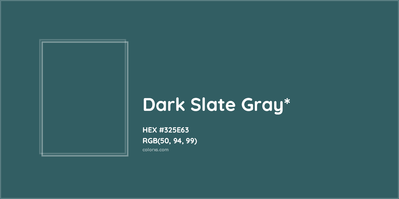 HEX #325E63 Color Name, Color Code, Palettes, Similar Paints, Images