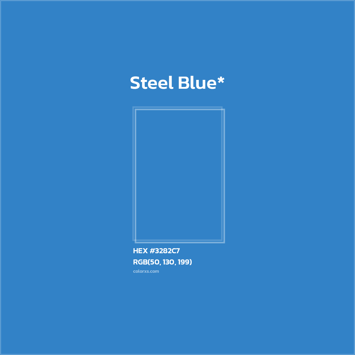 HEX #3282C7 Color Name, Color Code, Palettes, Similar Paints, Images