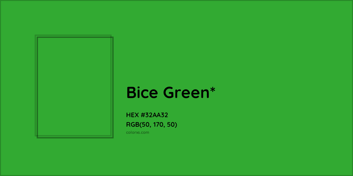 HEX #32AA32 Color Name, Color Code, Palettes, Similar Paints, Images