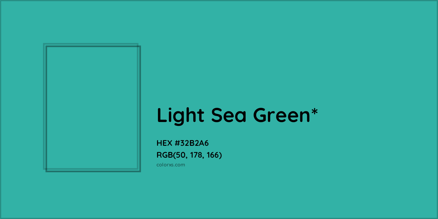 HEX #32B2A6 Color Name, Color Code, Palettes, Similar Paints, Images