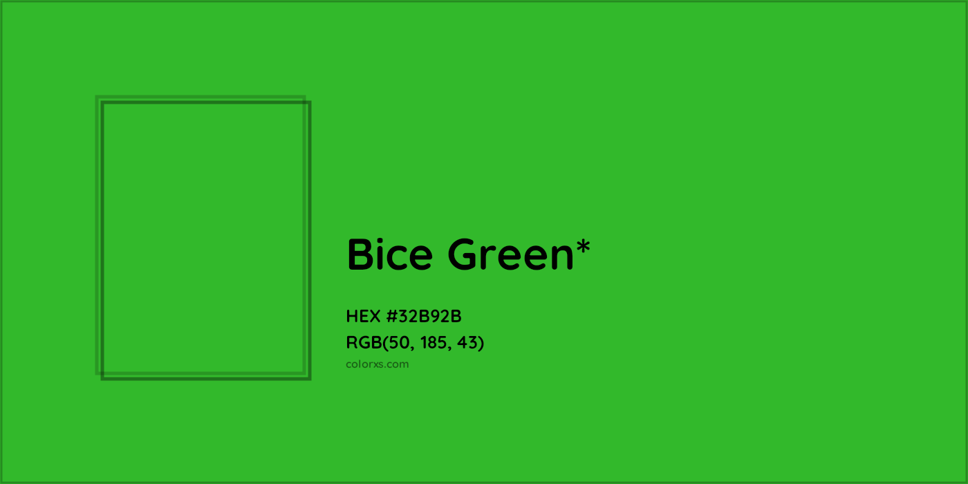 HEX #32B92B Color Name, Color Code, Palettes, Similar Paints, Images