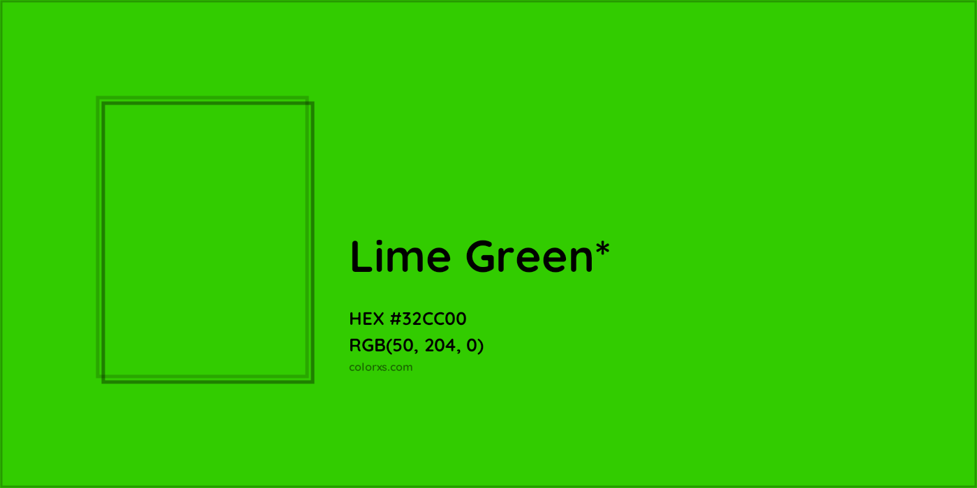 HEX #32CC00 Color Name, Color Code, Palettes, Similar Paints, Images