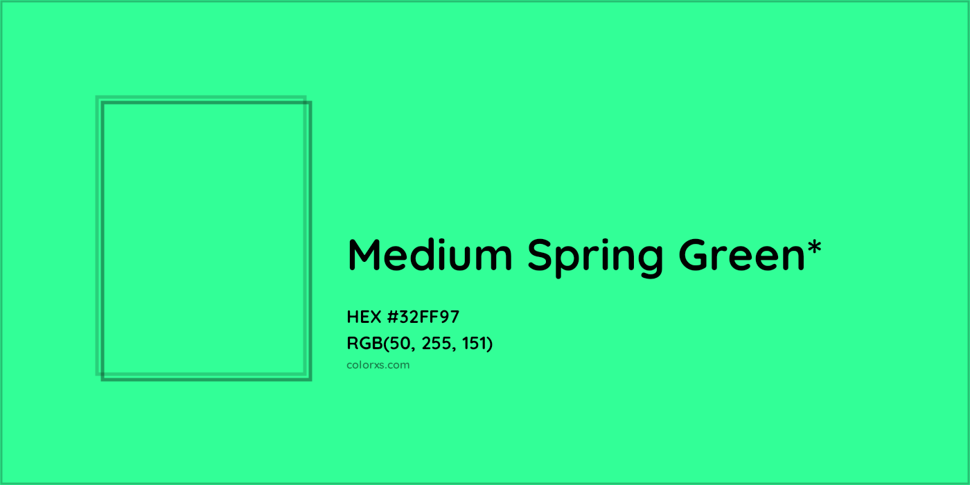 HEX #32FF97 Color Name, Color Code, Palettes, Similar Paints, Images