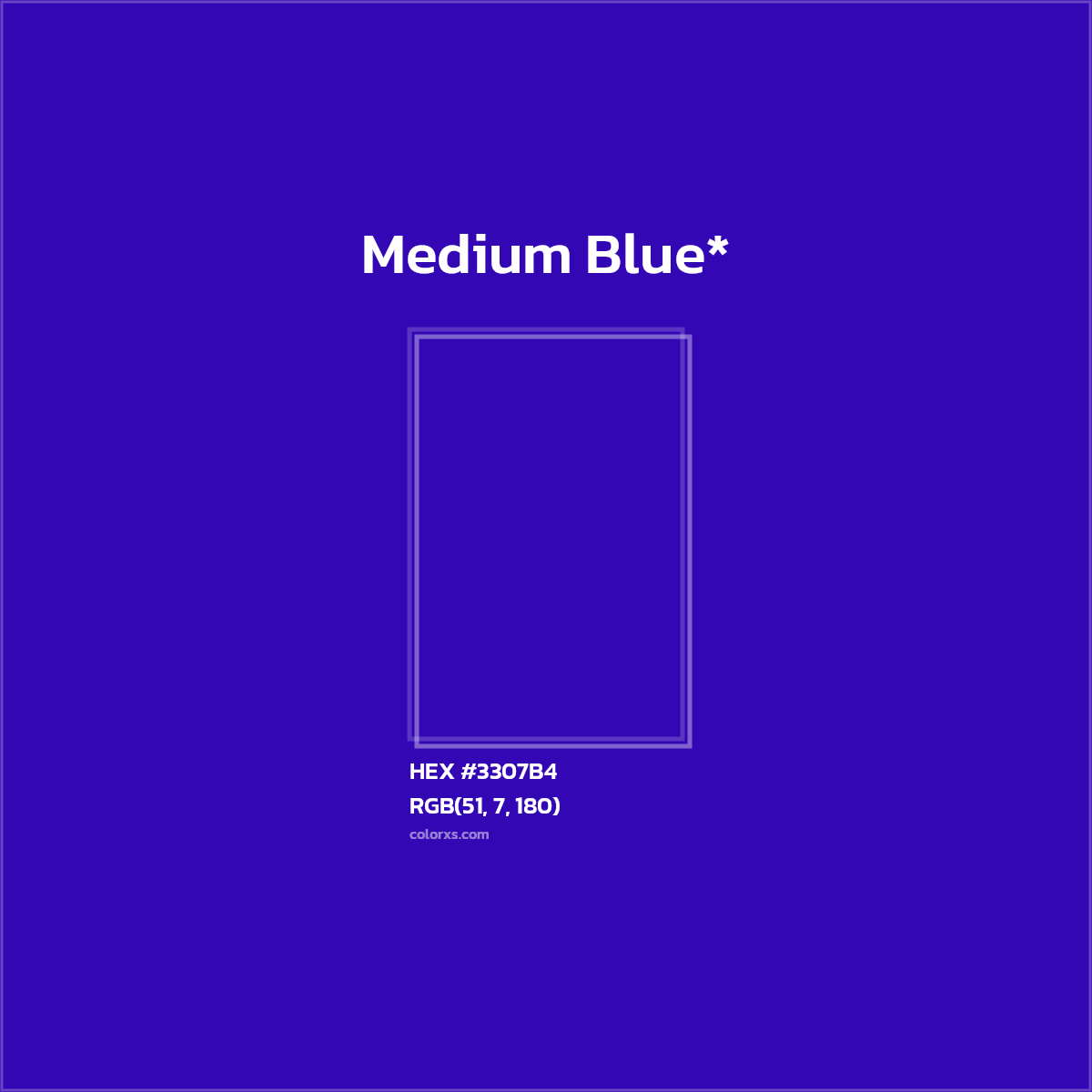 HEX #3307B4 Color Name, Color Code, Palettes, Similar Paints, Images