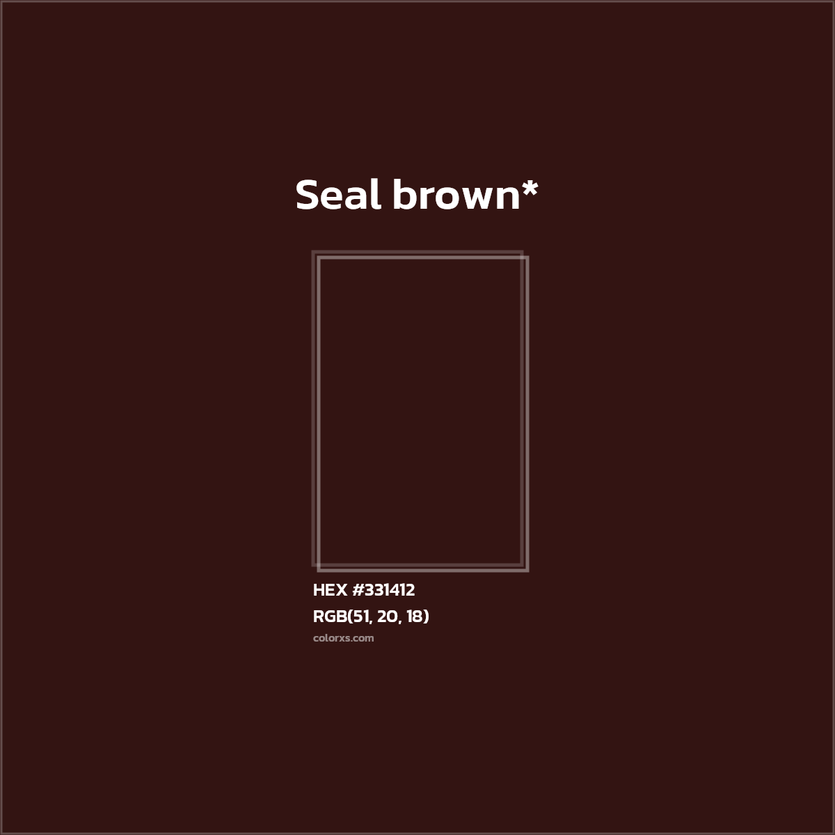HEX #331412 Color Name, Color Code, Palettes, Similar Paints, Images