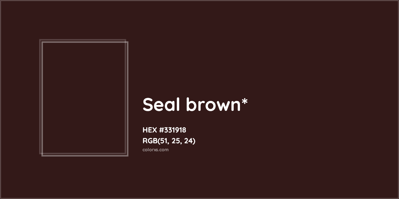 HEX #331918 Color Name, Color Code, Palettes, Similar Paints, Images
