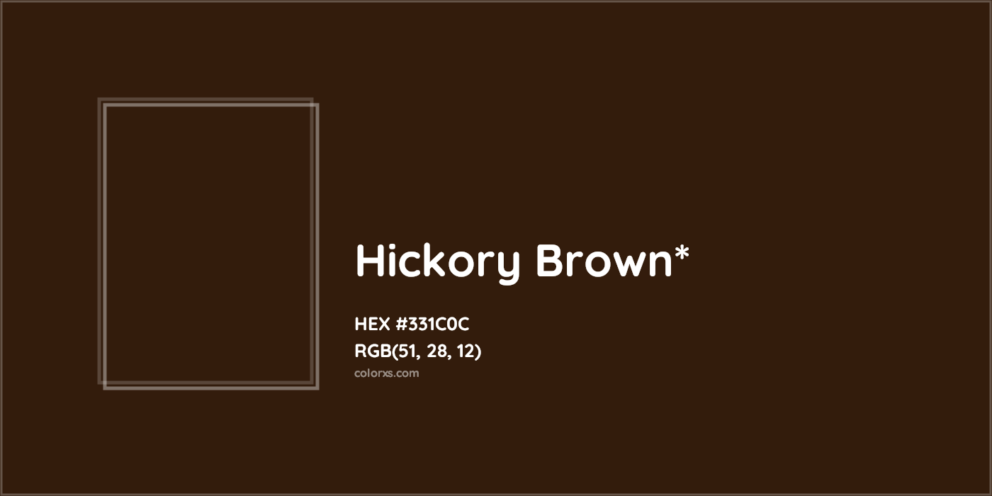 HEX #331C0C Color Name, Color Code, Palettes, Similar Paints, Images
