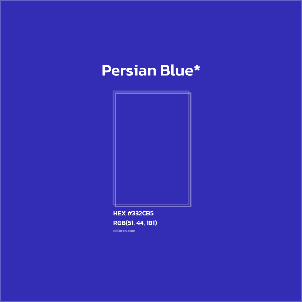 HEX #332CB5 Color Name, Color Code, Palettes, Similar Paints, Images