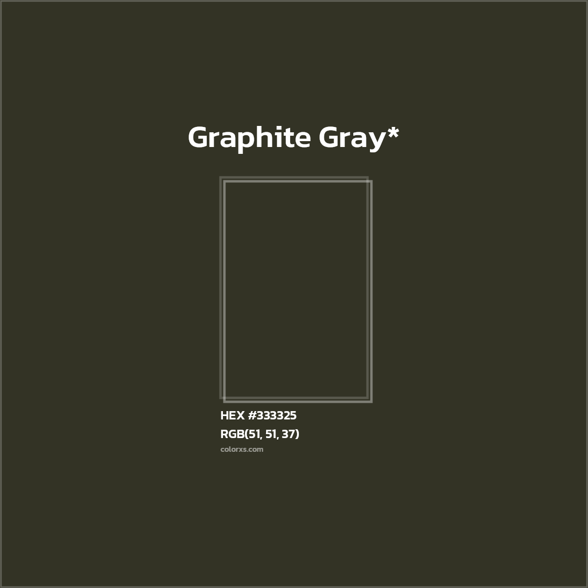 HEX #333325 Color Name, Color Code, Palettes, Similar Paints, Images