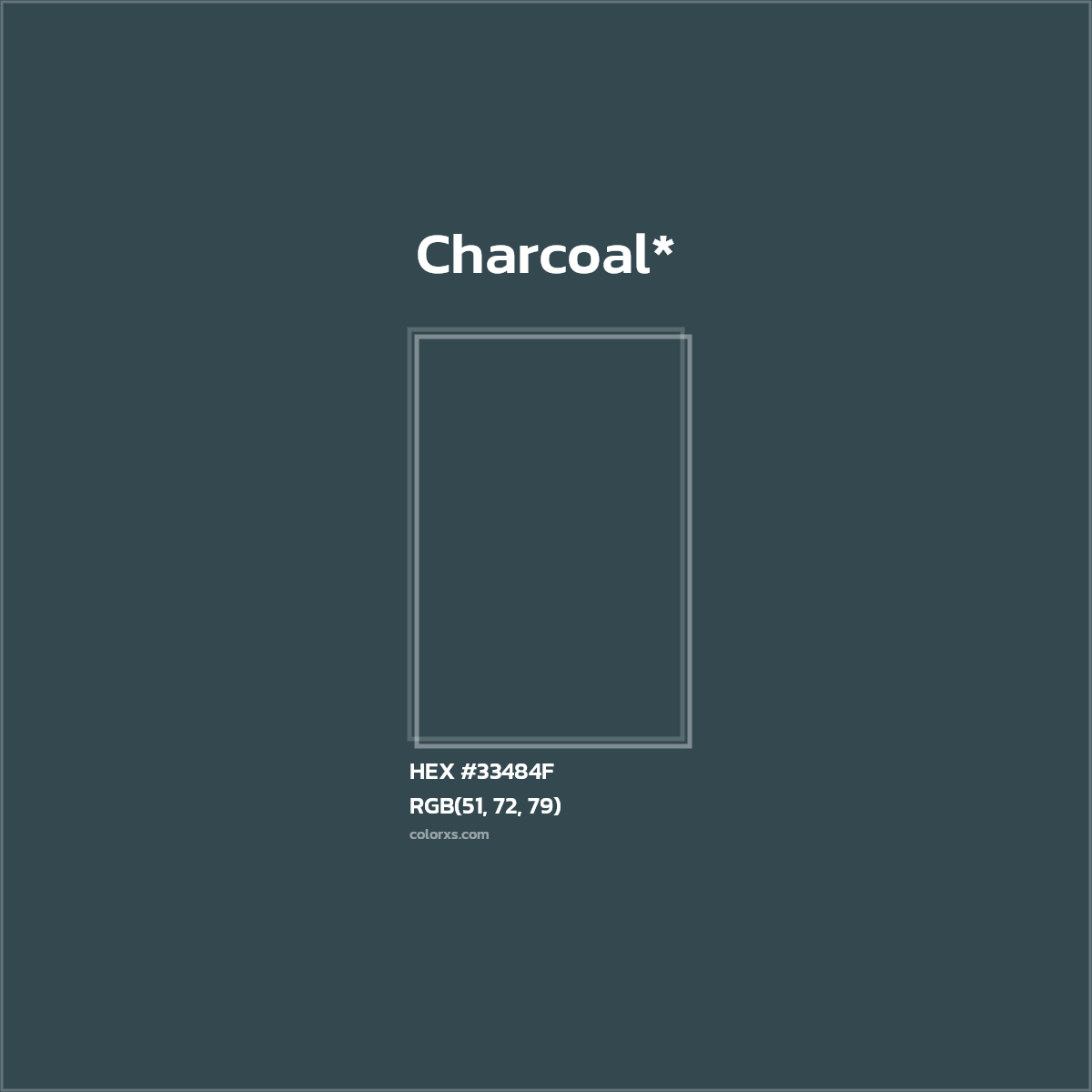 HEX #33484F Color Name, Color Code, Palettes, Similar Paints, Images