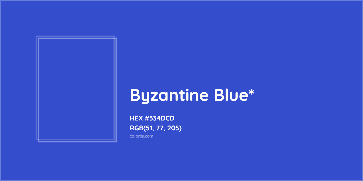 HEX #334DCD Color Name, Color Code, Palettes, Similar Paints, Images