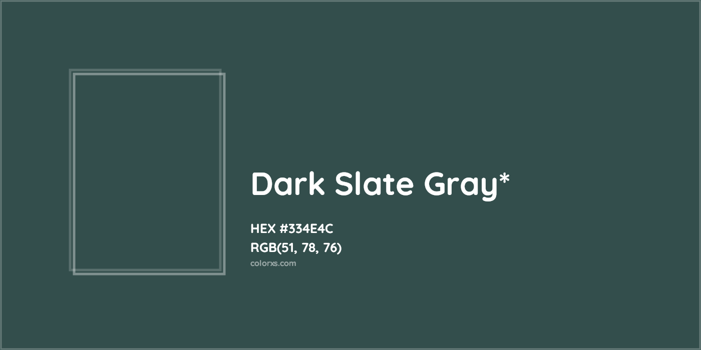 HEX #334E4C Color Name, Color Code, Palettes, Similar Paints, Images