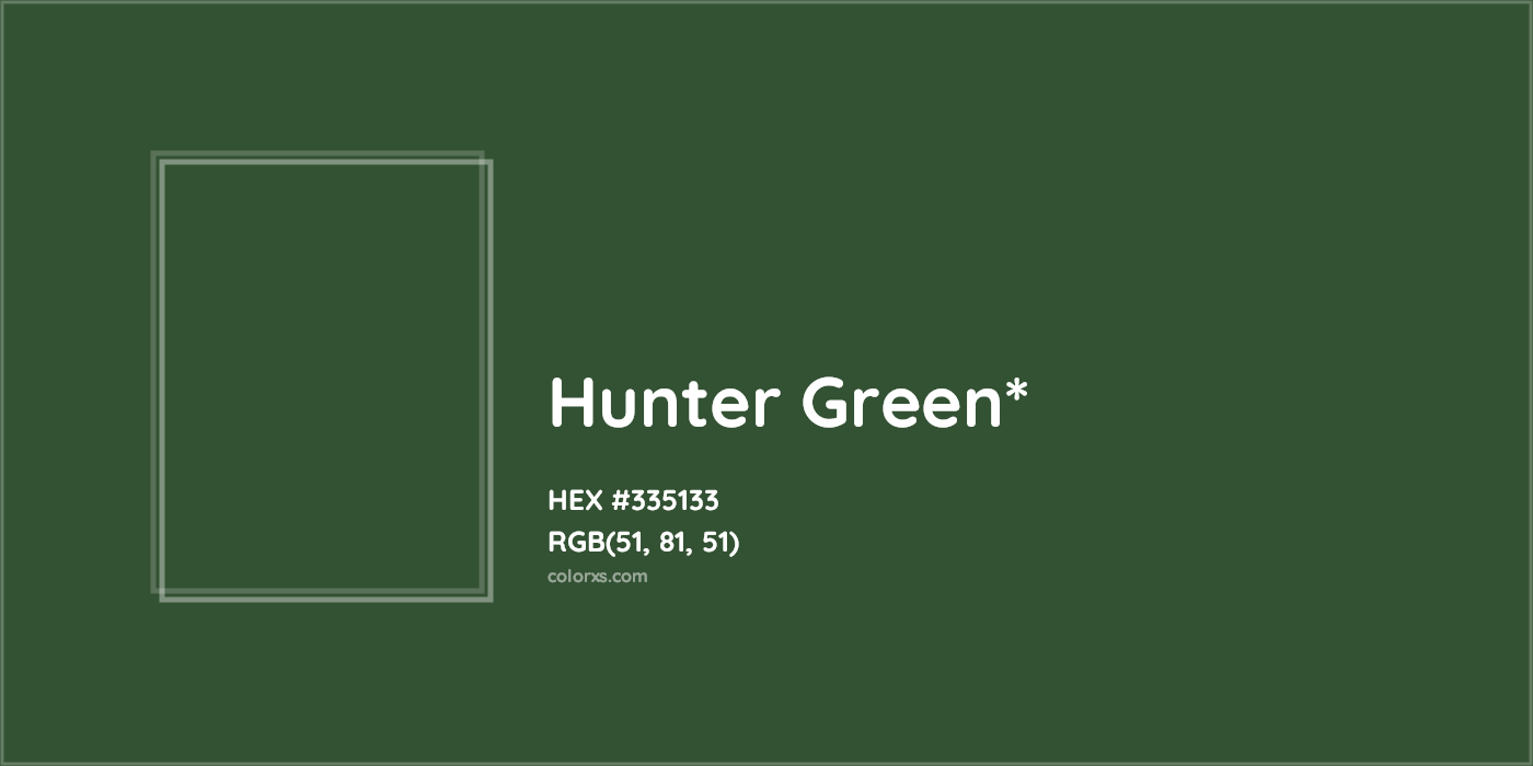 HEX #335133 Color Name, Color Code, Palettes, Similar Paints, Images