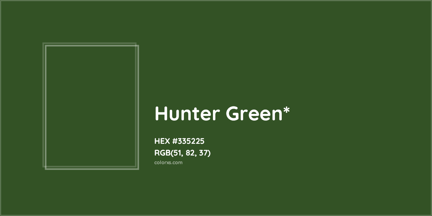 HEX #335225 Color Name, Color Code, Palettes, Similar Paints, Images
