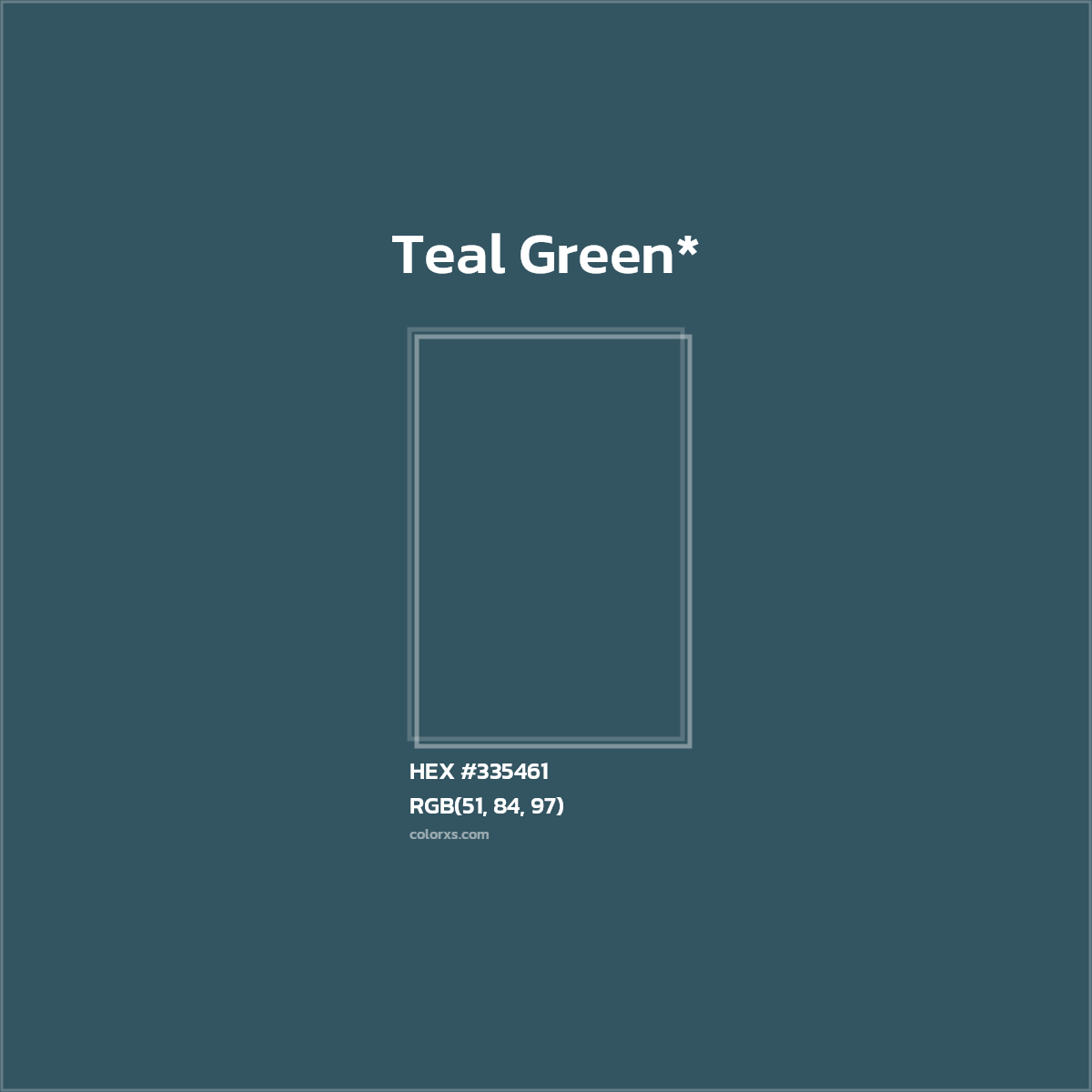 HEX #335461 Color Name, Color Code, Palettes, Similar Paints, Images