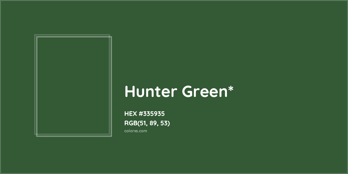 HEX #335935 Color Name, Color Code, Palettes, Similar Paints, Images