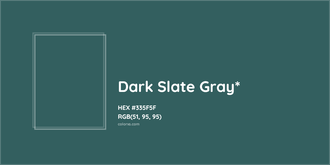 HEX #335F5F Color Name, Color Code, Palettes, Similar Paints, Images