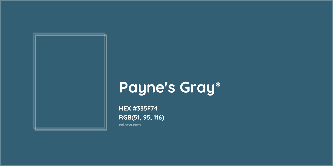 HEX #335F74 Color Name, Color Code, Palettes, Similar Paints, Images