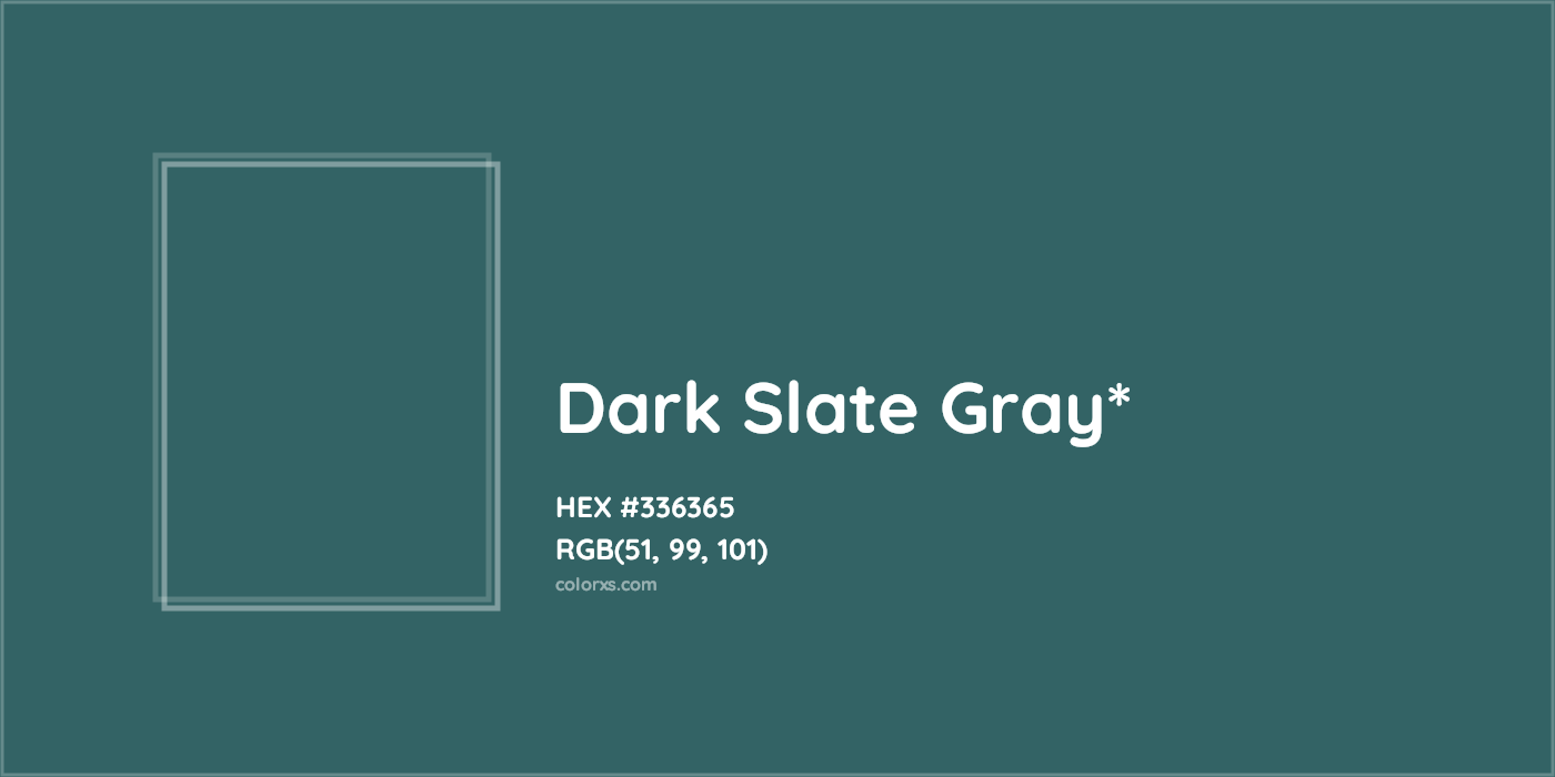 HEX #336365 Color Name, Color Code, Palettes, Similar Paints, Images