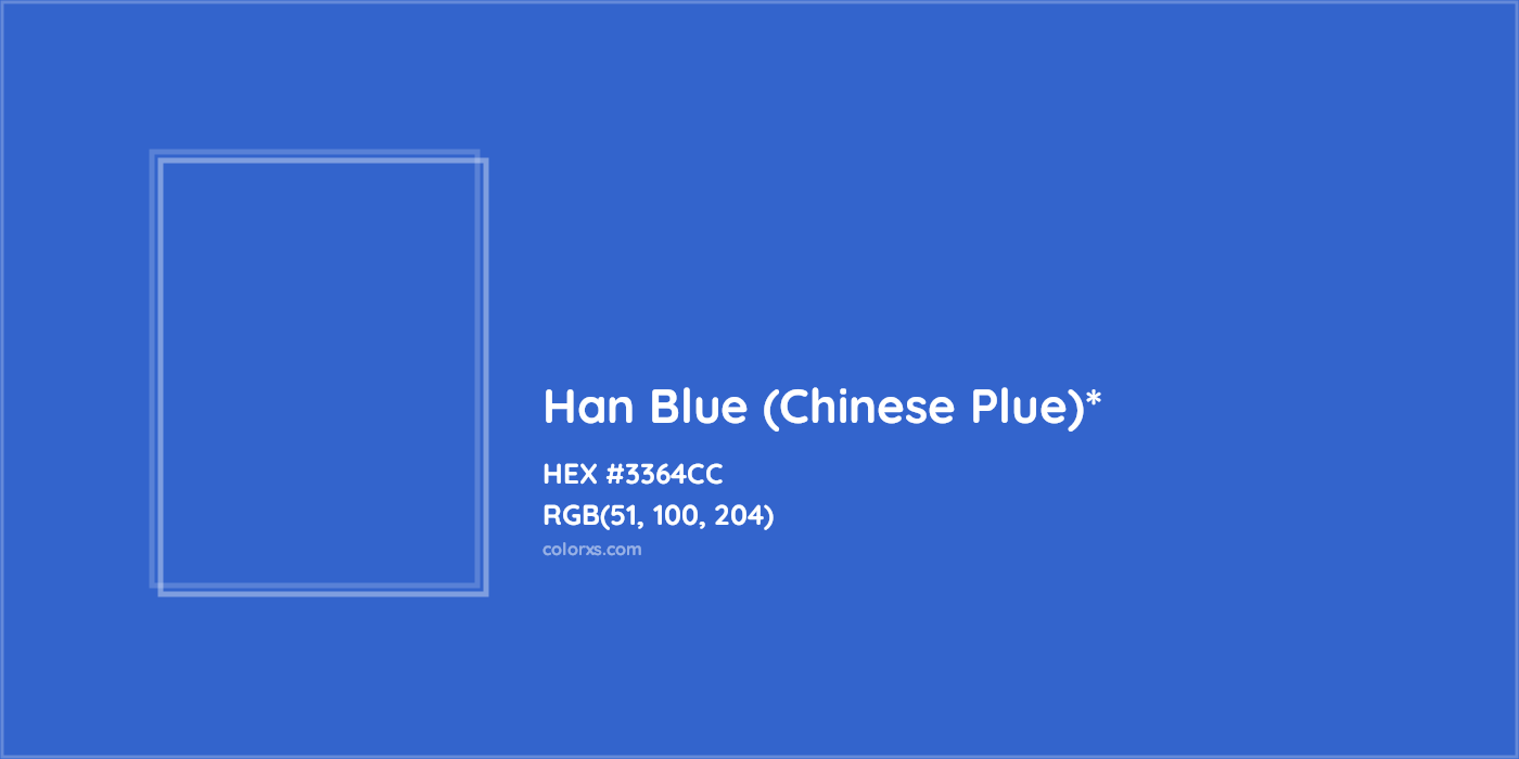 HEX #3364CC Color Name, Color Code, Palettes, Similar Paints, Images