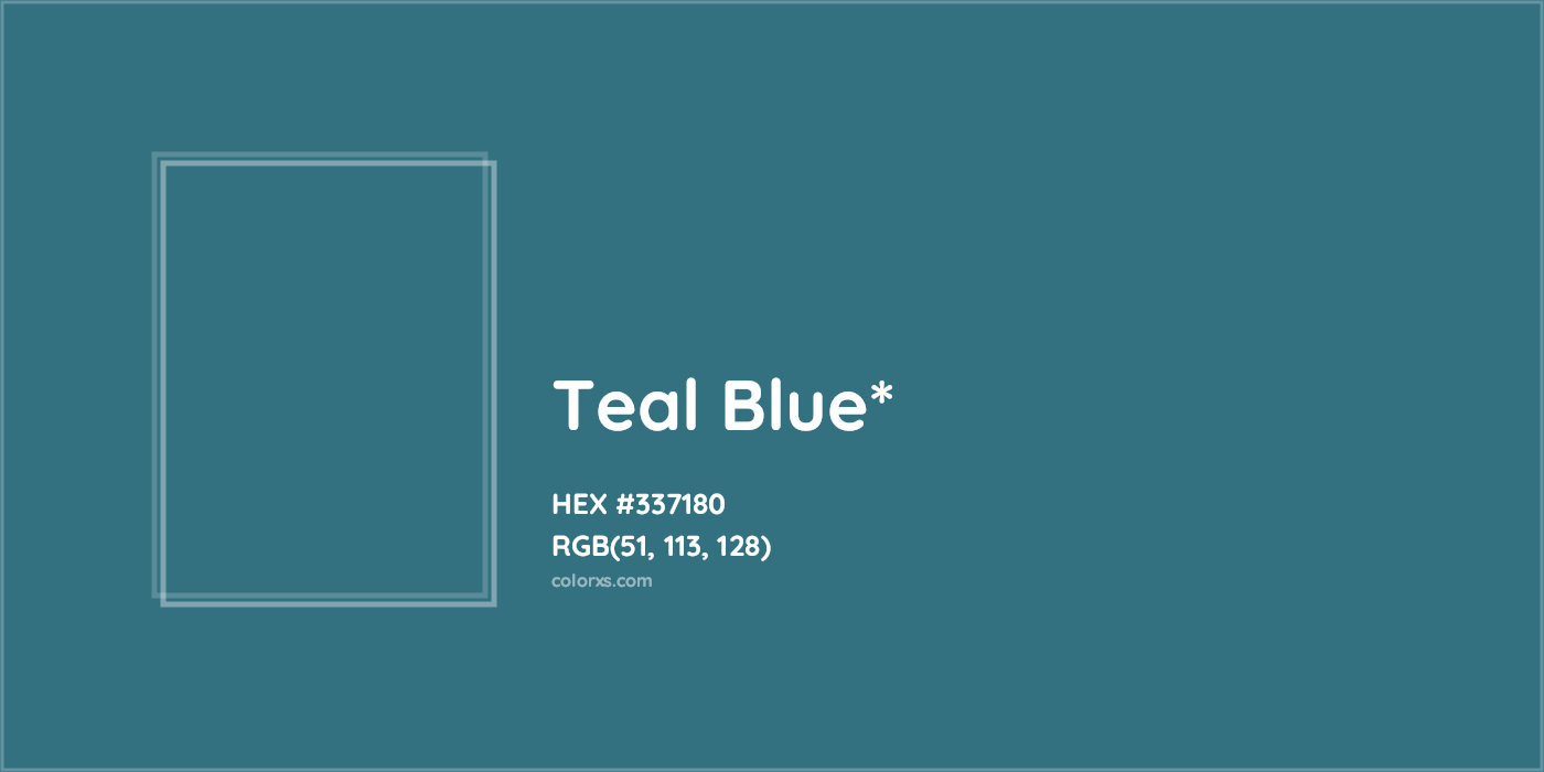 HEX #337180 Color Name, Color Code, Palettes, Similar Paints, Images