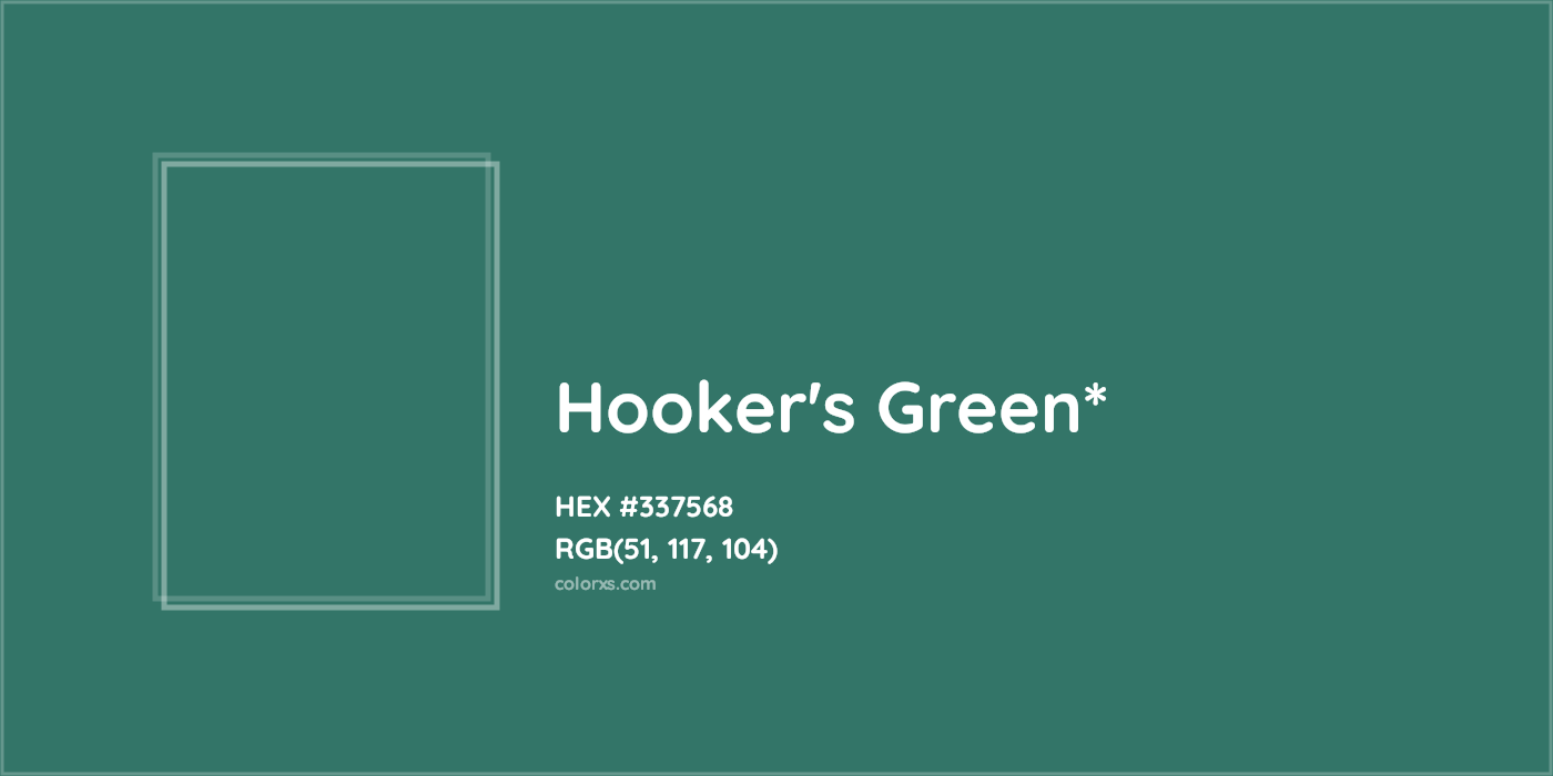 HEX #337568 Color Name, Color Code, Palettes, Similar Paints, Images