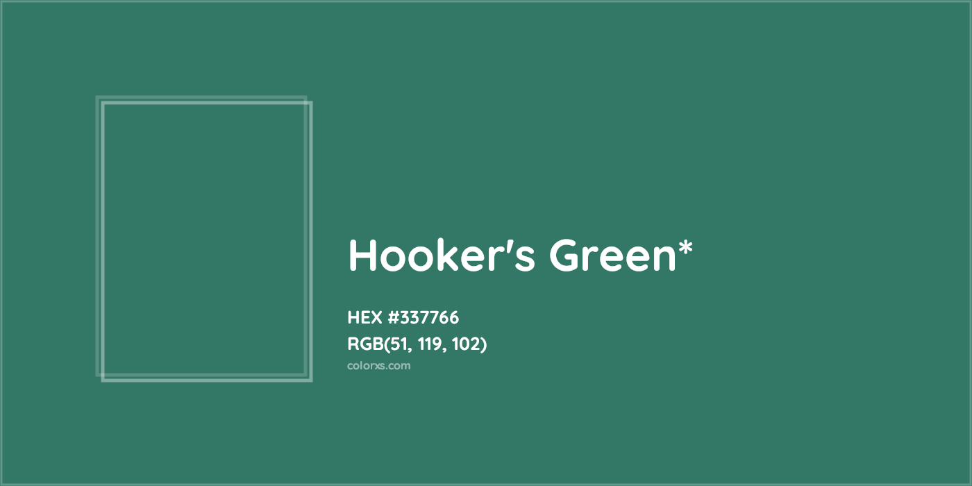 HEX #337766 Color Name, Color Code, Palettes, Similar Paints, Images