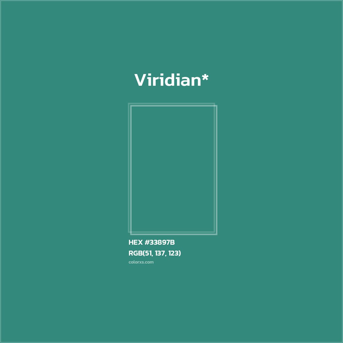 HEX #33897B Color Name, Color Code, Palettes, Similar Paints, Images