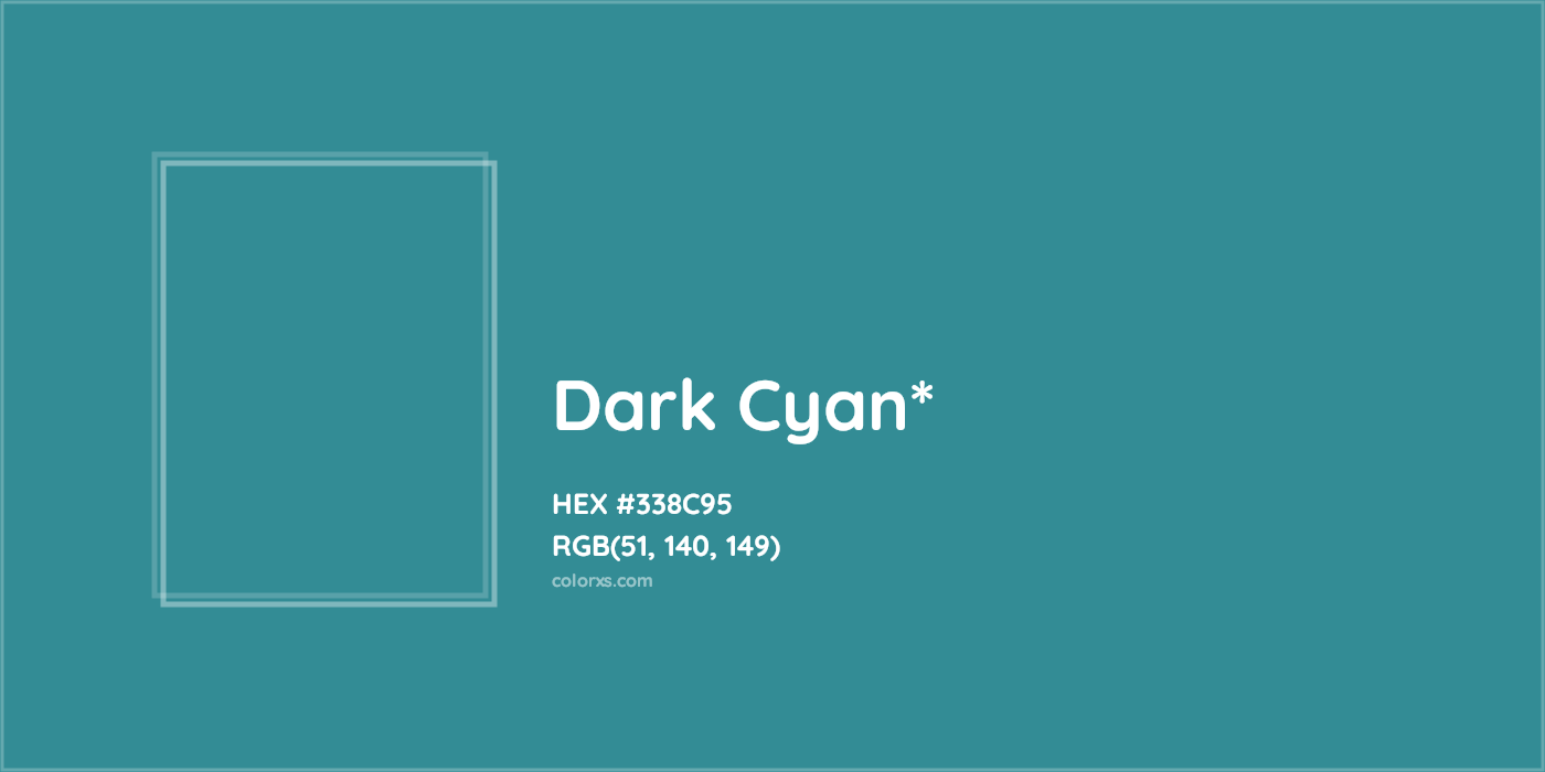 HEX #338C95 Color Name, Color Code, Palettes, Similar Paints, Images