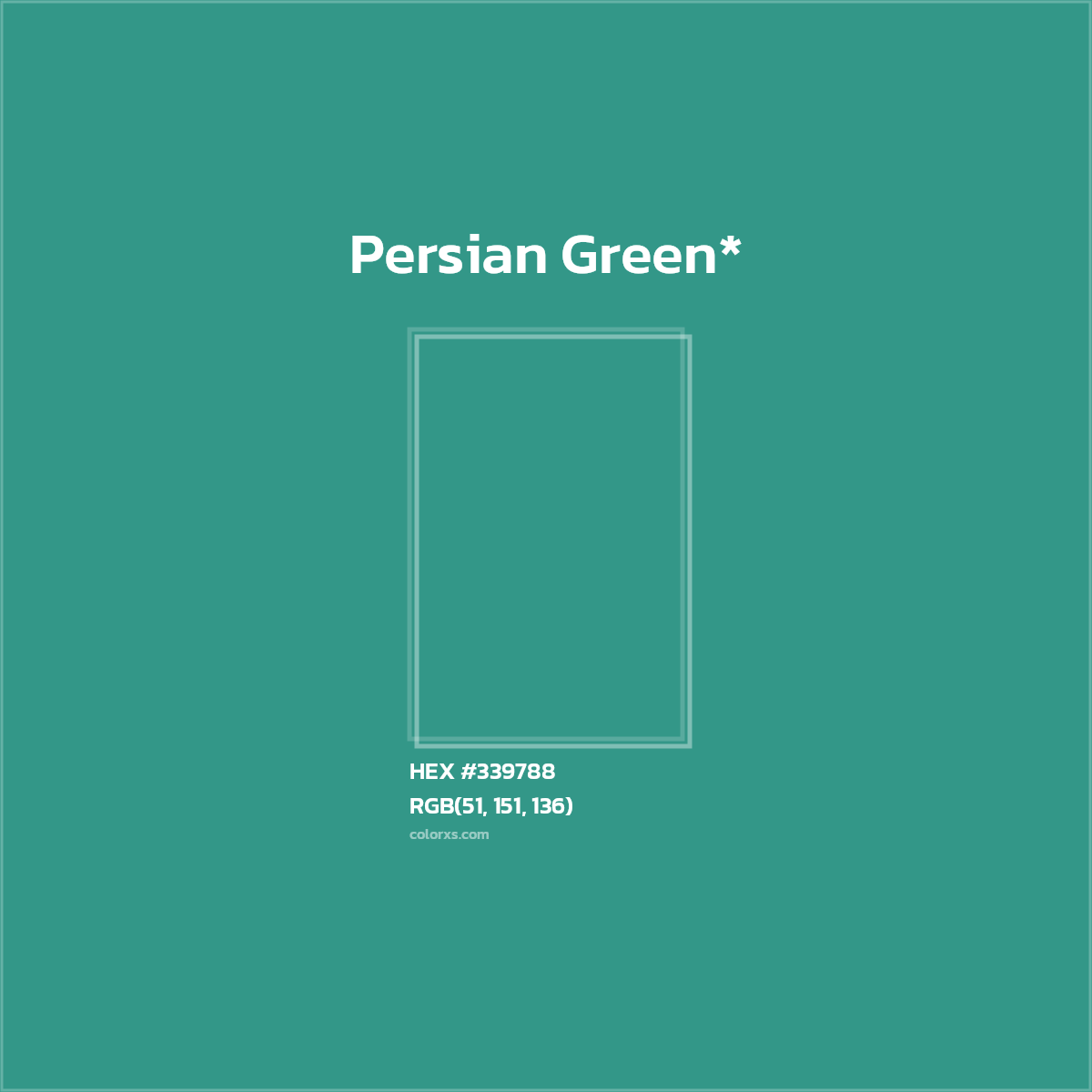 HEX #339788 Color Name, Color Code, Palettes, Similar Paints, Images