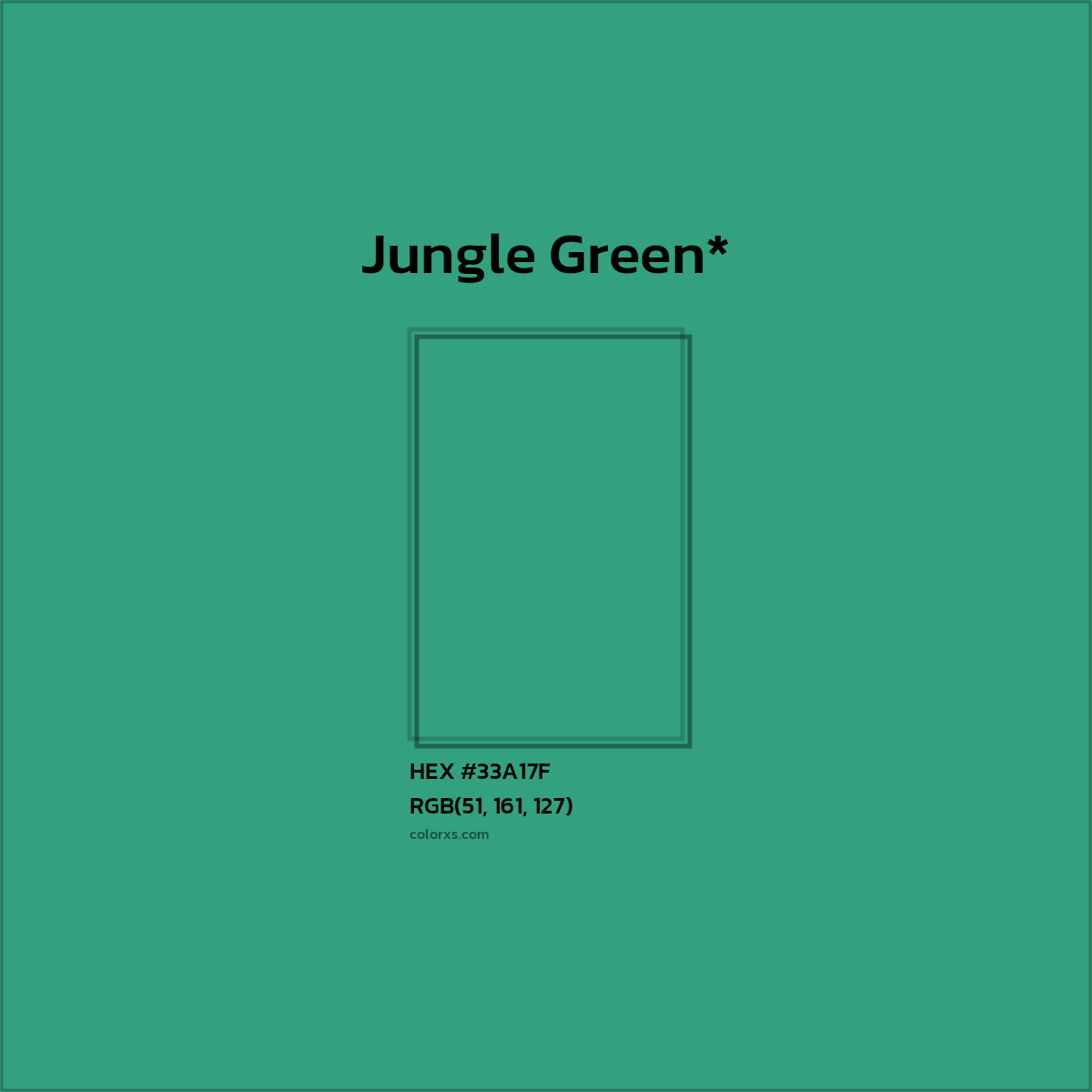 HEX #33A17F Color Name, Color Code, Palettes, Similar Paints, Images