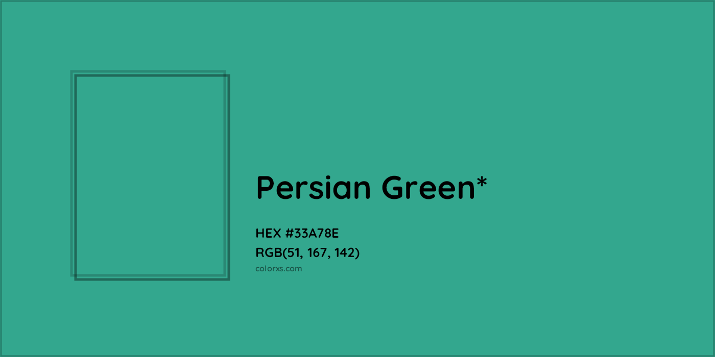 HEX #33A78E Color Name, Color Code, Palettes, Similar Paints, Images