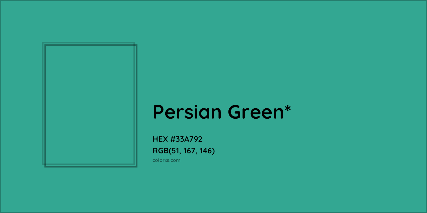 HEX #33A792 Color Name, Color Code, Palettes, Similar Paints, Images
