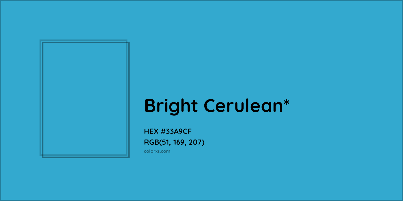 HEX #33A9CF Color Name, Color Code, Palettes, Similar Paints, Images