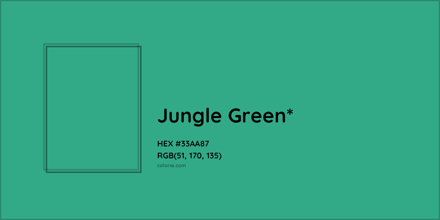 HEX #33AA87 Color Name, Color Code, Palettes, Similar Paints, Images