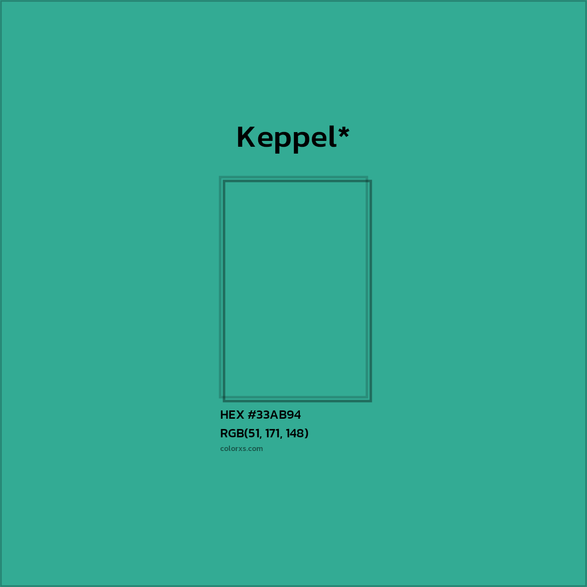 HEX #33AB94 Color Name, Color Code, Palettes, Similar Paints, Images