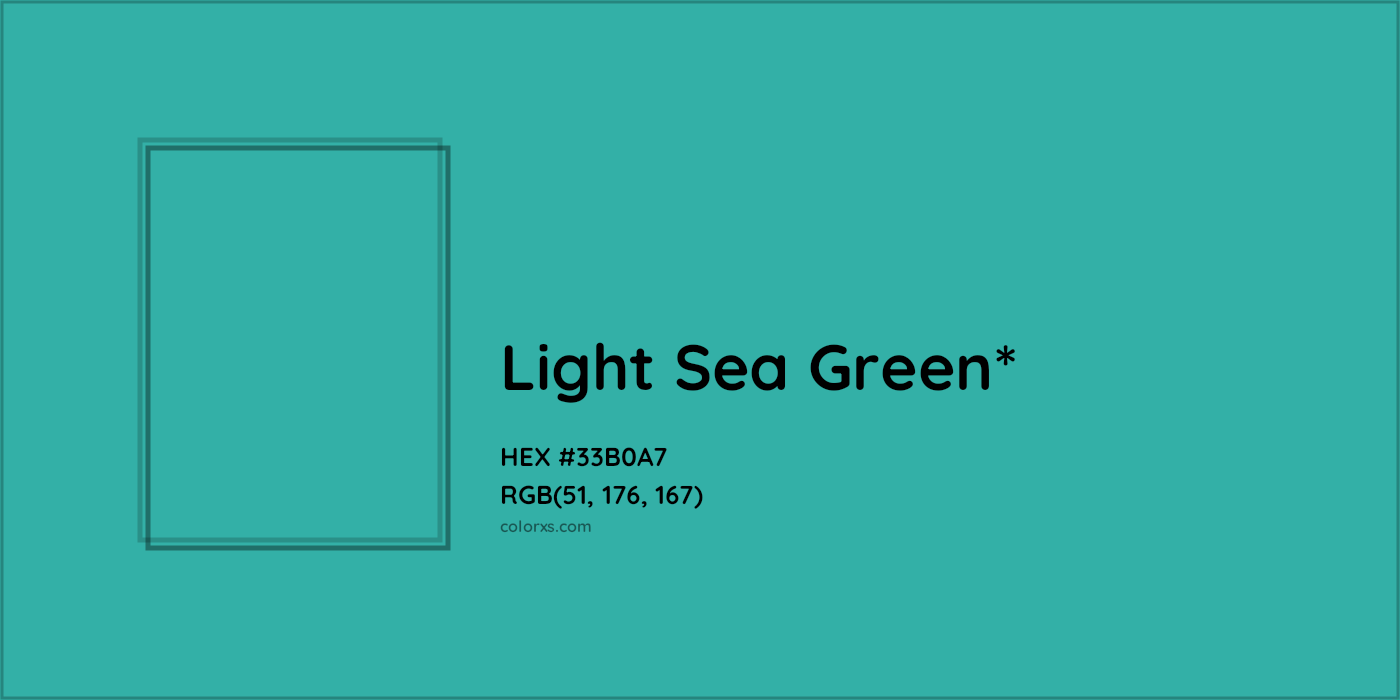HEX #33B0A7 Color Name, Color Code, Palettes, Similar Paints, Images