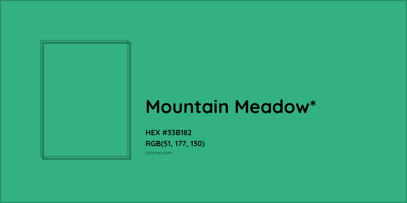 HEX #33B182 Color Name, Color Code, Palettes, Similar Paints, Images