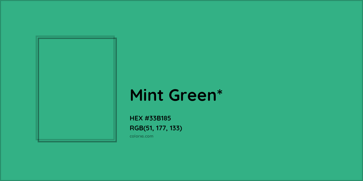 HEX #33B185 Color Name, Color Code, Palettes, Similar Paints, Images