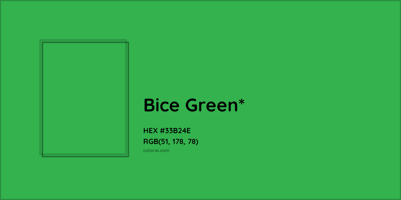 HEX #33B24E Color Name, Color Code, Palettes, Similar Paints, Images