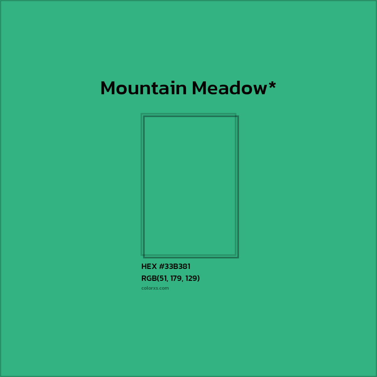 HEX #33B381 Color Name, Color Code, Palettes, Similar Paints, Images