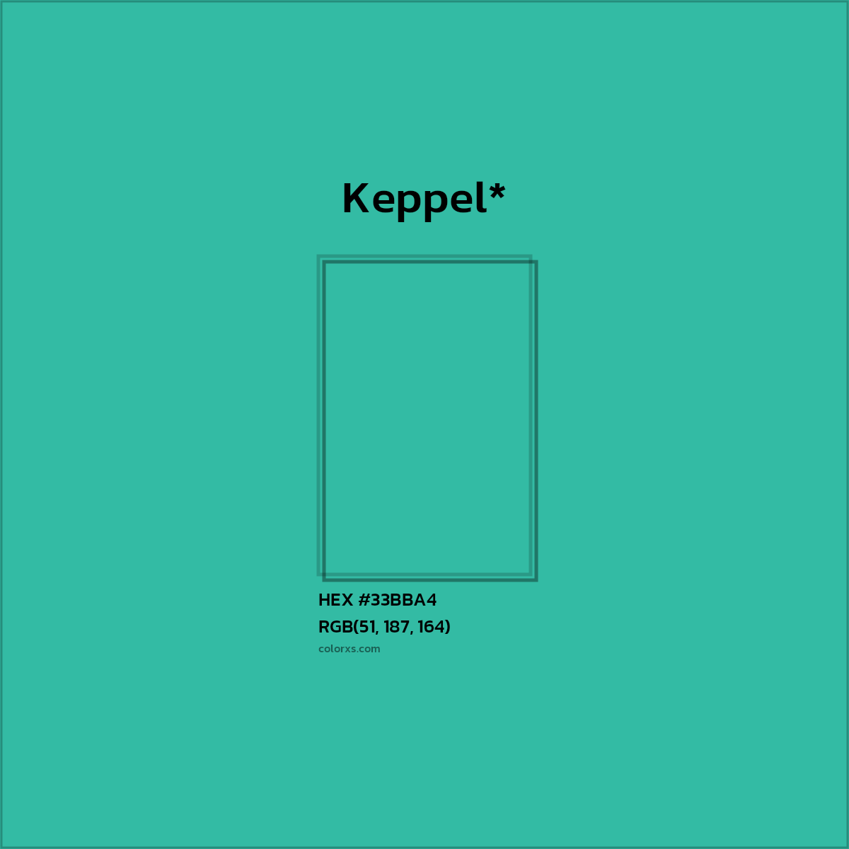 HEX #33BBA4 Color Name, Color Code, Palettes, Similar Paints, Images